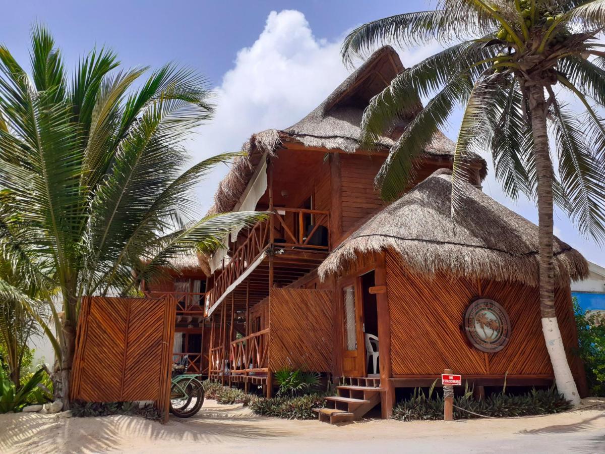 Palmeras De Mahahual Cabanas Luaran gambar