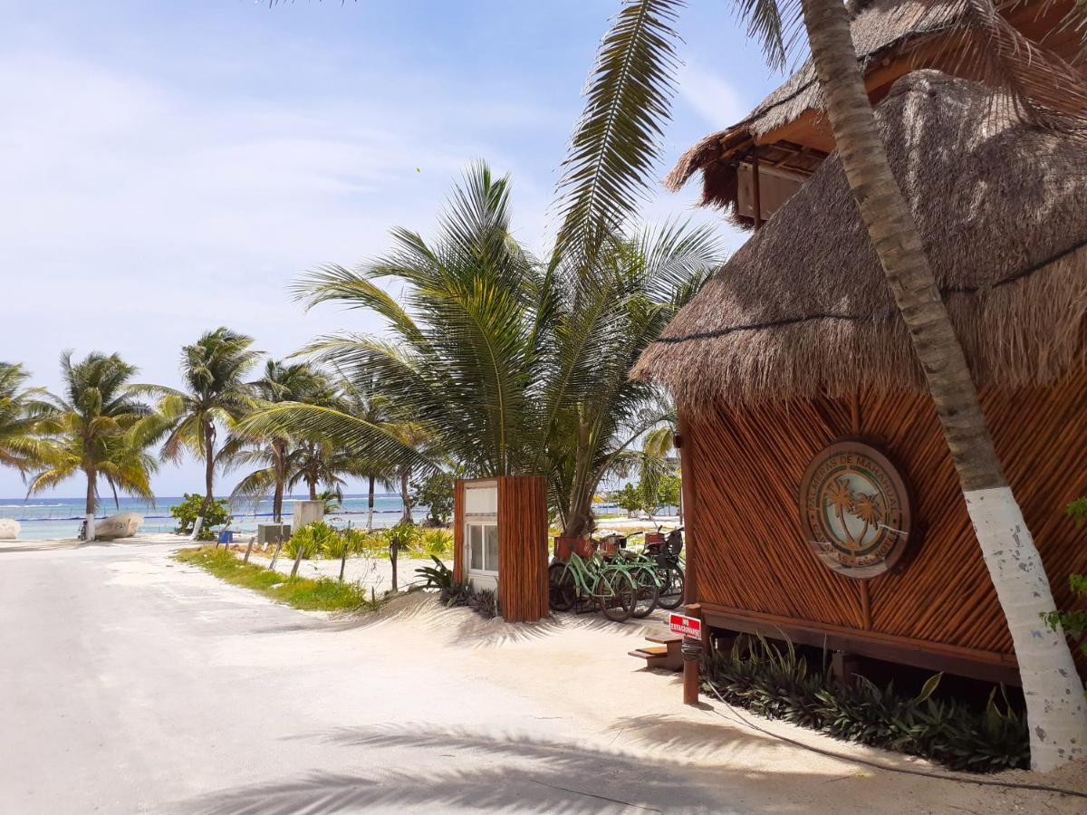 Palmeras De Mahahual Cabanas Luaran gambar