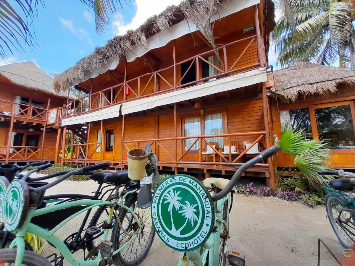 Palmeras De Mahahual Cabanas Luaran gambar