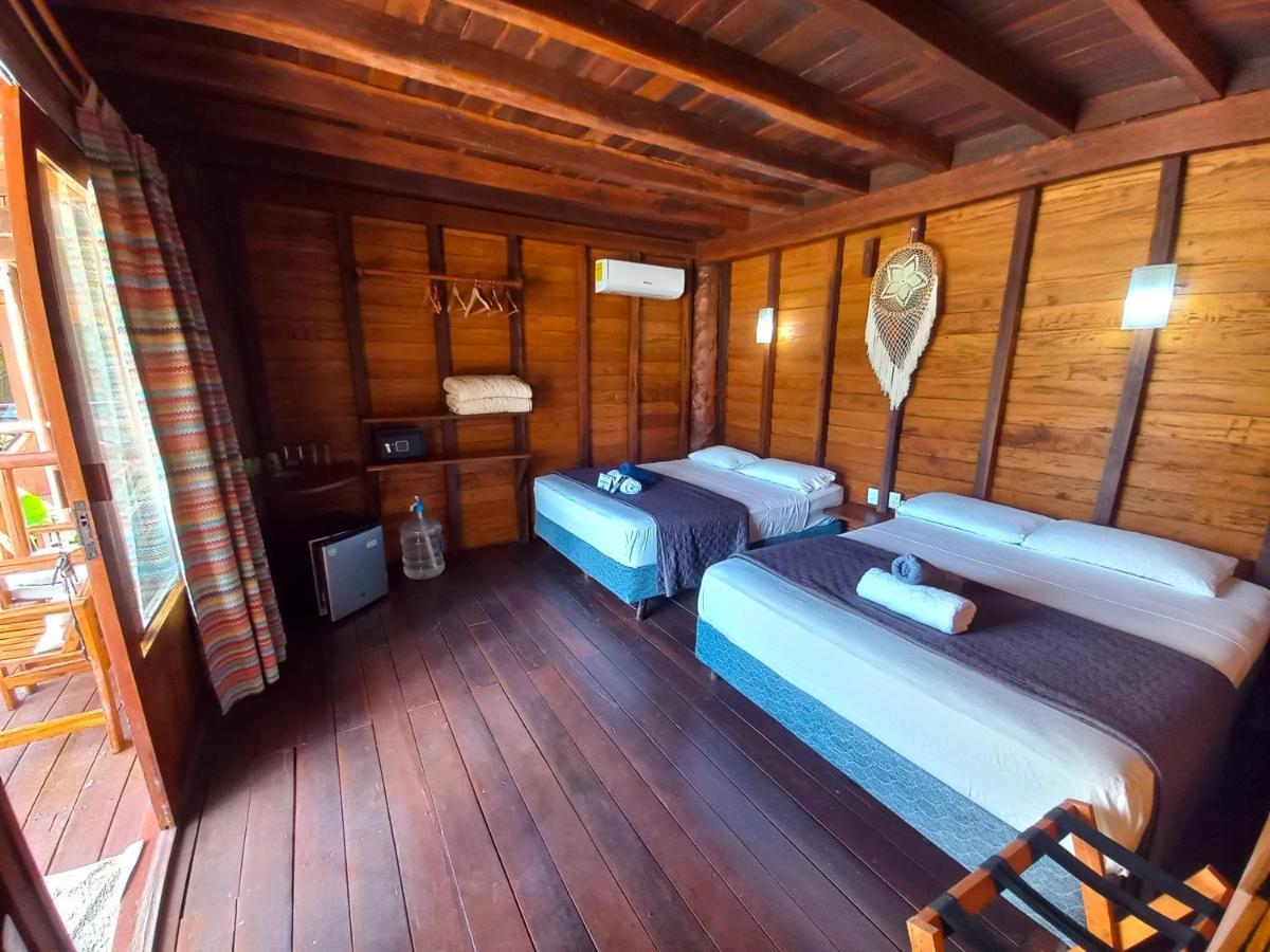 Palmeras De Mahahual Cabanas Luaran gambar