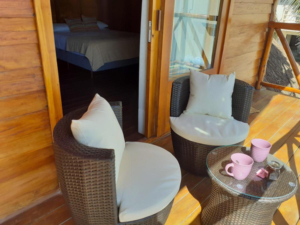 Palmeras De Mahahual Cabanas Luaran gambar
